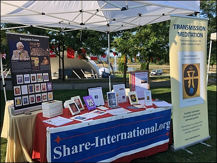 Vancouver group's booth at World of Love Multicultural Carnival