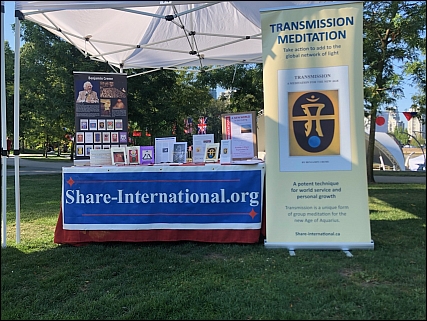 Vancouver group's booth at World of Love Multicultural Carnival